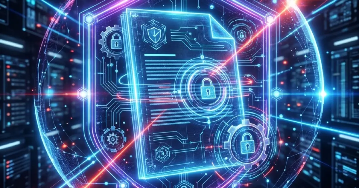 Cybersecurity analyst workspace with security monitoring dashboards and threat detection alerts