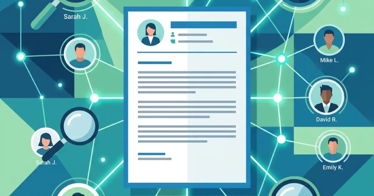 Recruiter workspace with candidate pipeline dashboard, hiring metrics, and talent sourcing tools on screen