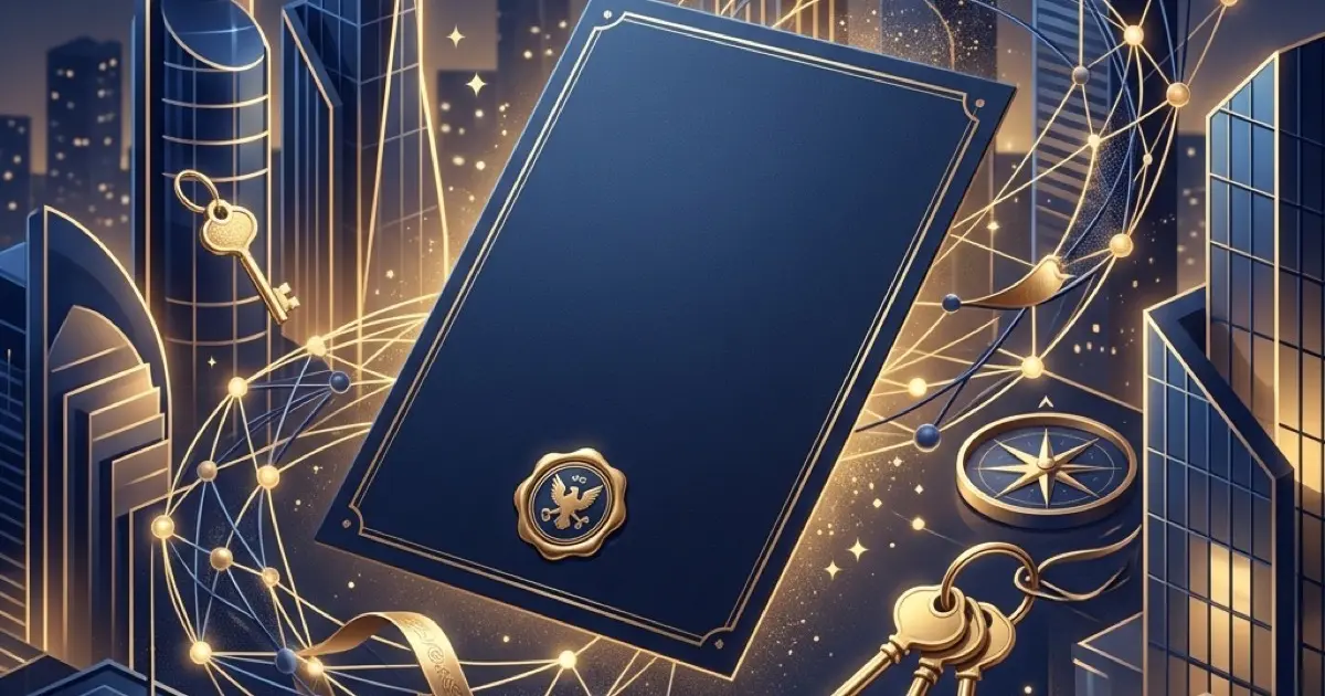 Real estate professional reviewing property documents and market analysis reports at a desk