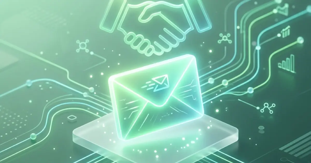 Professional composing a thank you email on laptop after a job interview with calendar and notes visible on the desk