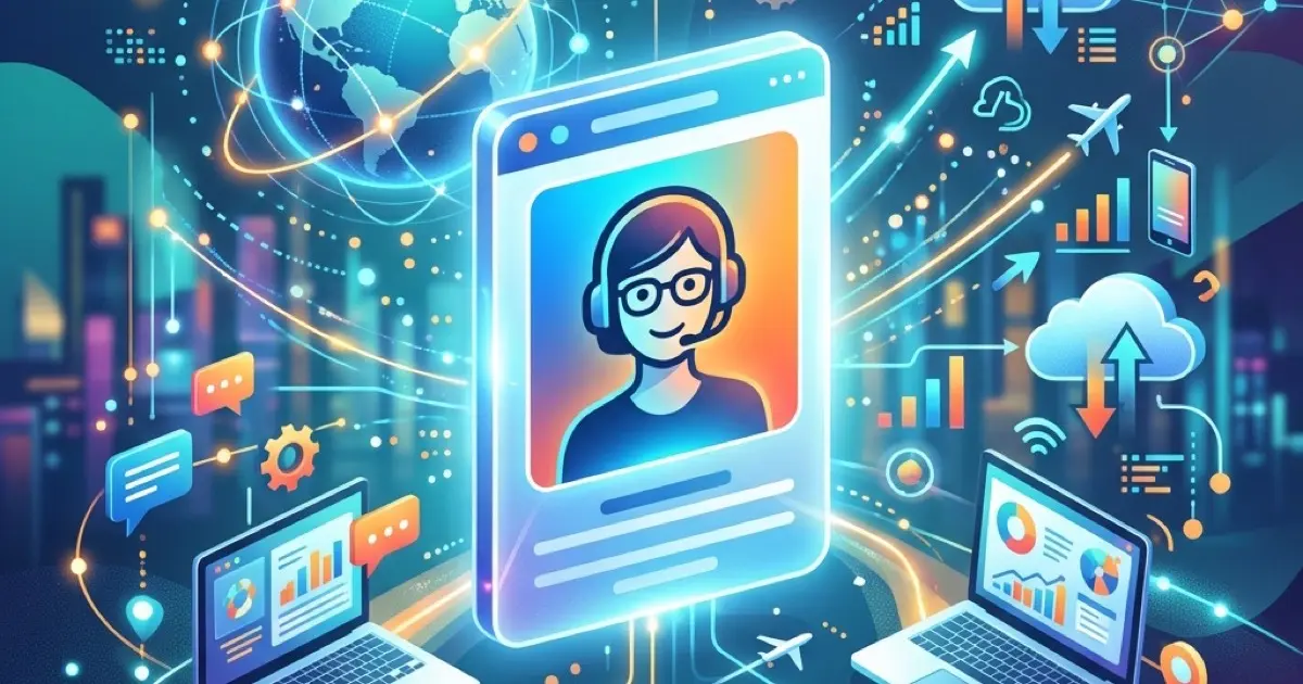 Remote professional working from a home office with LinkedIn profile visible on second monitor showing optimized remote-friendly positioning