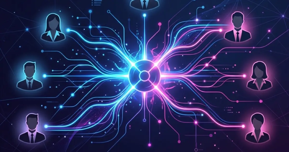 Professional sending a personalized LinkedIn connection request on laptop with networking strategy notes visible