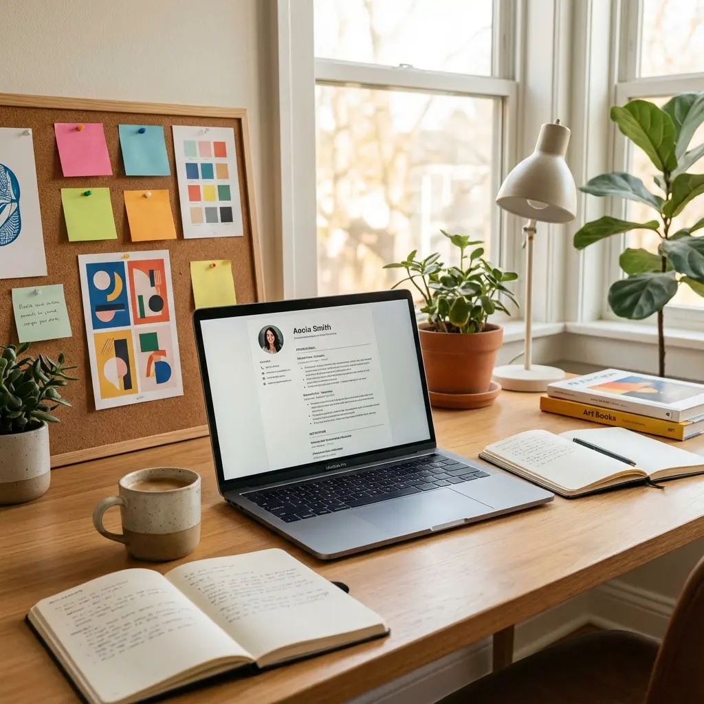 Professional copywriter resume with creative layout and measurable achievements