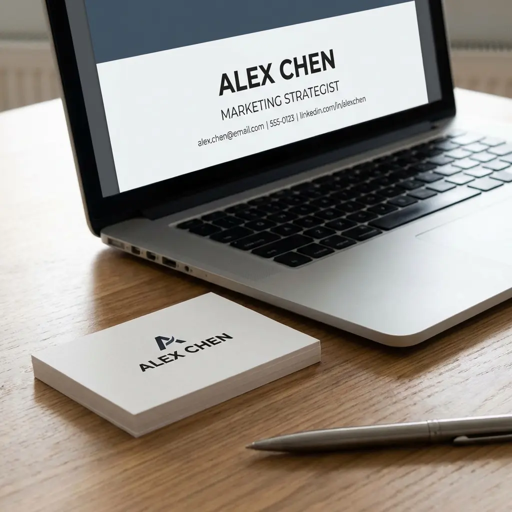 Clean resume header layout showing essential contact information with optimal formatting