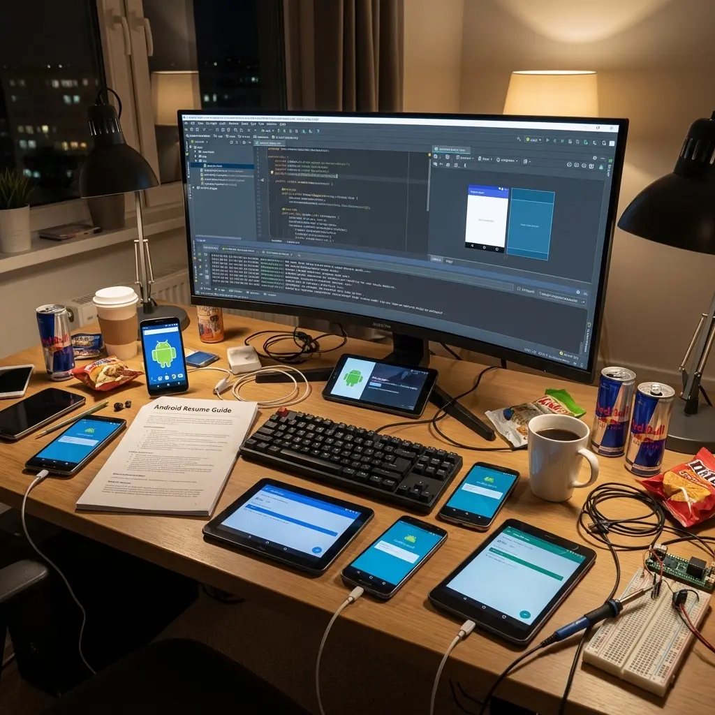 Android developer resume with Kotlin and Jetpack Compose skills
