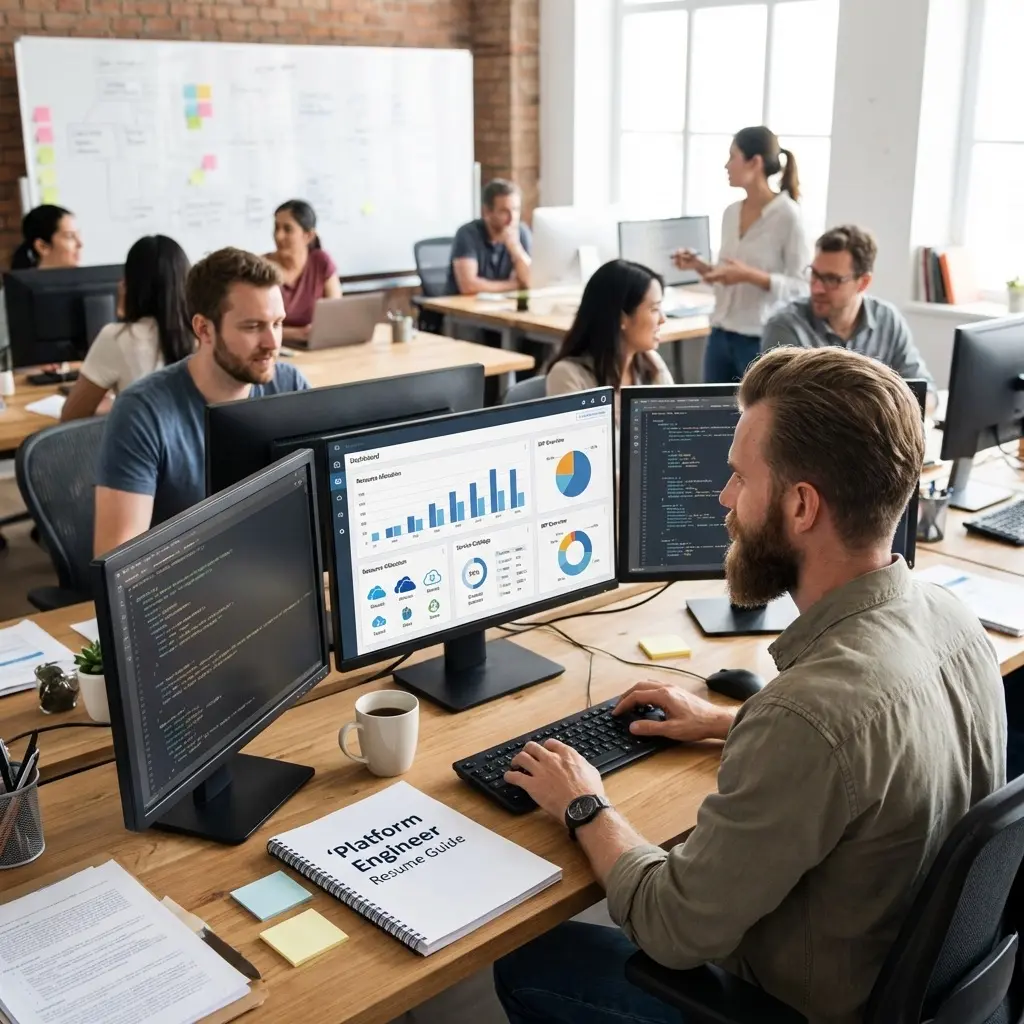 Platform engineer resume with Kubernetes and IDP skills