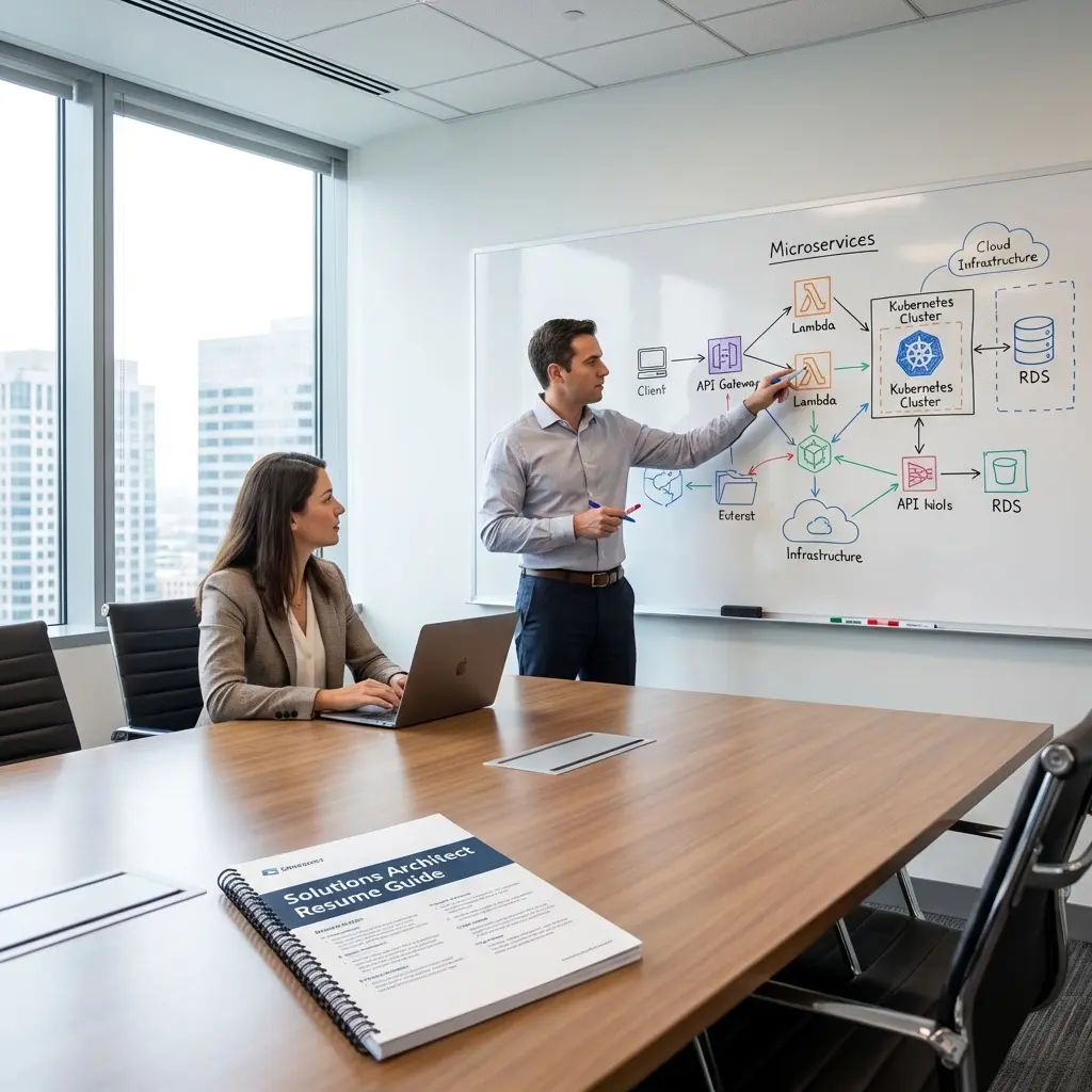 Solutions architect resume with cloud and enterprise skills