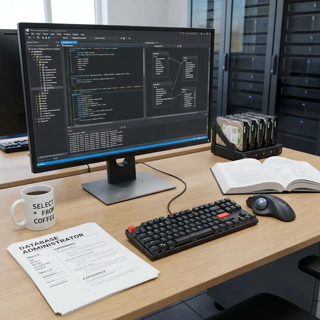 DBA resume with SQL and cloud database keywords