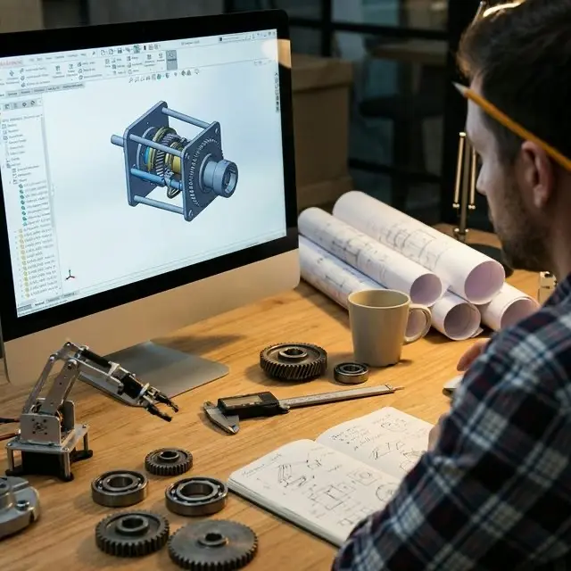 Mechanical engineer resume with CAD and manufacturing keywords highlighted