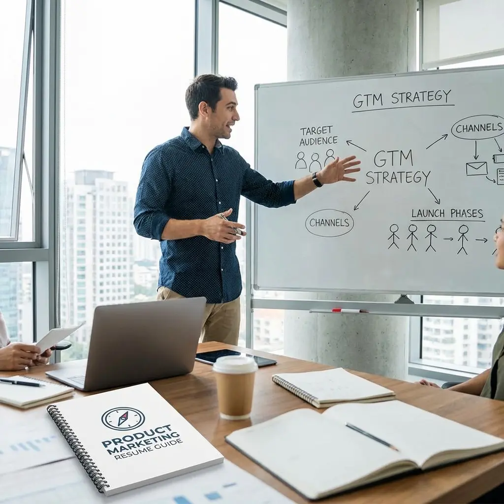 Product marketing manager resume with positioning and launch metrics