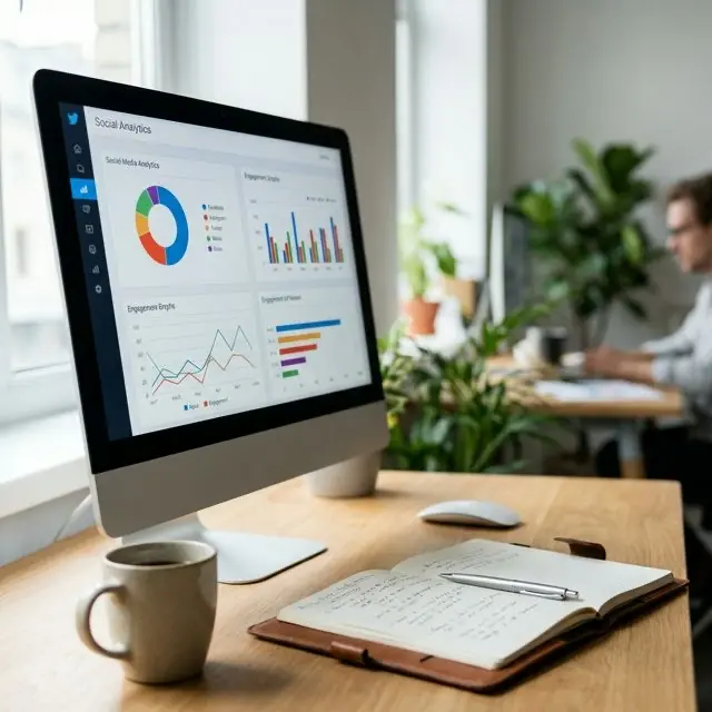 Social media manager resume with engagement and content strategy keywords