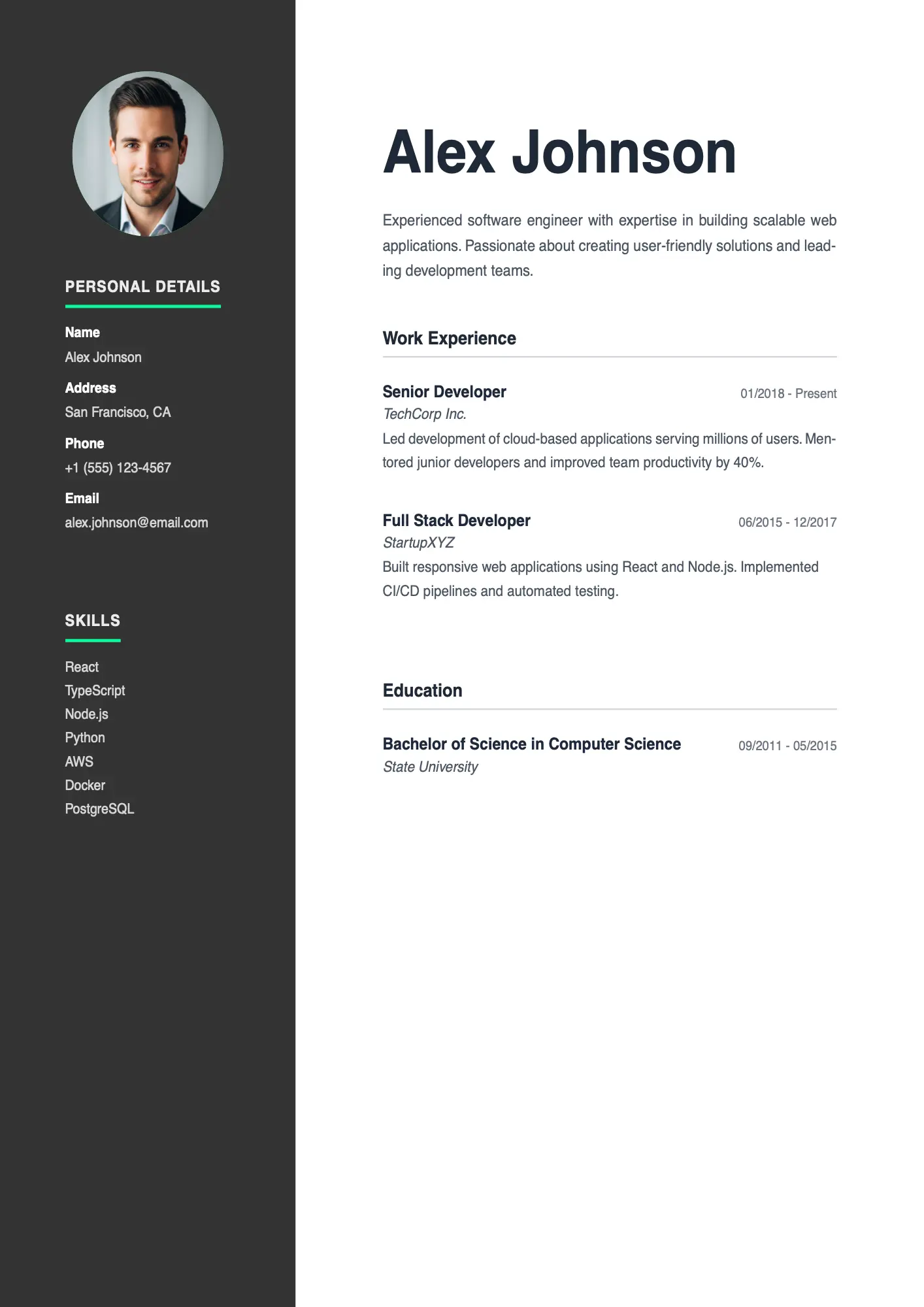 sidebar template preview